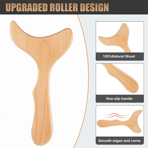 Therapeutische Massagegeräte aus Holz, Holzmassagegeräte, Körperformungswerkzeuge, reduzieren Fett und lindern Muskelverspannungen. - Product Image 3