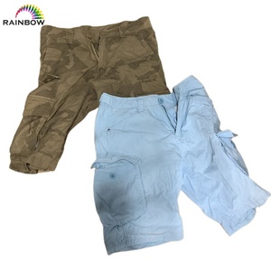 Pantaloni corti da uomo usati di alta qualità di <span class=keywords><strong>seconda</strong></span> mano misti <span class=keywords><strong>2</strong></span> ° pantaloncini Cargo alla rinfusa per balle di abbigliamento Ukay Ukay - Product Image 6