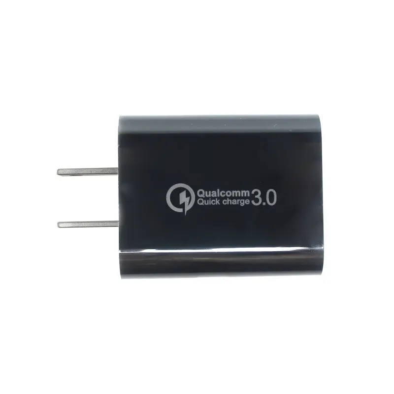 핫 세일 도매 빠른 QC3.0 충전 미국 표준 18W USB A 포트 고속 충전기 어댑터