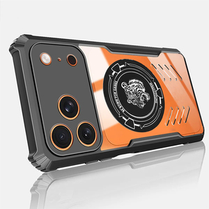 Custodia Dissipante Calore Magnetica Antiurto in PC+TPU <span class=keywords><strong>per</strong></span> <span class=keywords><strong>iPhone</strong></span> 17 16 15 14 13 12 11 Pro Max 17 Air 16 6 7 8 6s Plus X XS - Product Image 2