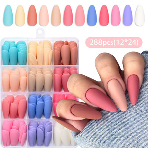 288 <span class=keywords><strong>Uñas</strong></span> Postizas Francesas Simples y Elegantes, Color Blanco, Negro y <span class=keywords><strong>Rosa</strong></span>, con Acabado Brillante, <span class=keywords><strong>Uñas</strong></span> Francesas de Cobertura Completa, Puntas de <span class=keywords><strong>Uñas</strong></span> de Gel Suave - Product Image 5