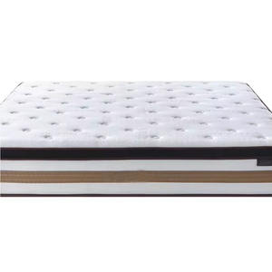 Colchón híbrido ortopédico de <span class=keywords><strong>2</strong></span> <span class=keywords><strong>plazas</strong></span>, resorte en espiral de bolsillo de 5 zonas, firmeza media para uso en dormitorio en hoteles, villas, muebles para el hogar - Product Image 2