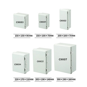 2025 thiết kế mới nắp trong suốt không thấm nước nhựa ngoài trời nhà ở 300*200*160mm ckk08a DIN đường sắt bao vây nhựa - Product Image 5