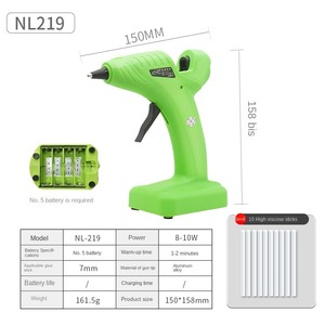 Pistola de Pegamento Caliente Inalámbrica de Alta Calidad, 10W, Recargable, con Batería de Litio, de Larga Duración, para Bricolaje, Grado Profesional, 6 Meses de Garantía - Product Image 5