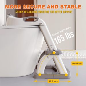 Potty Training <strong>Seat</strong>, Upgrade Toddler <strong>Toilet</strong> <strong>Seat</strong> for <strong>Kids</strong> 2 in 1 Potty Training <strong>Toilet</strong>, Potty Training <strong>Seat</strong> With Step Stool - Product Image 4