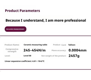 Medidor de Altura de Granito Tailisen, Plataforma de Medição para Comparação de Mármore, Suporte de Mesa para Cerâmica com Indicador de Mostrador 00 - Product Image 5