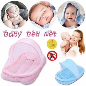 Modern Cartoon <b>Foldable</b> Baby Crib Bedding Mosquito Net Portable High-Density Soft Sponge <b>Mattress</b> - Product Image 5
