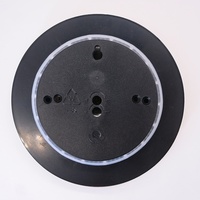 Hygromètre d'intérieur en métal avec cadran de 90 mm et mesure de la température pour usage domestique