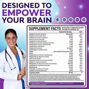 Phosphatidylsérine végétalienne et capsules de suppléments cérébraux organiques nootropes avec vitamines et minéraux OEM/ODM - Product Image 5