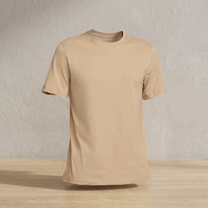 เสื้อยืดคอกลมแขนสั้นผ้าฝ้าย 100% น้ำหนัก 180 กรัม ทรงปกติ สำหรับออกกำลังกายและวิ่ง  รับสกรีนโลโก้ได้ - Product Image 3