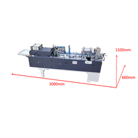 Machine à plier et à coller les cartons ZH-500, machine économique pour plier les petites boîtes en carton