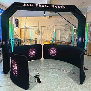 Overhead 360 Photo Booth White2025 Accessoires gratuits de vidéo personnalisée en gros - Product Image 4