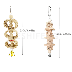 Toplama çiğnemek çiğneme evcil hayvan papağan kuş oyuncaklar parçası yumuşak seti malzemeleri Javawood kuş levrek - Product Image 4