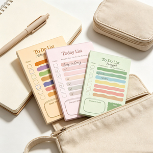 Bloc-notes de liste de tâches SK, blocs-notes colorés, logo personnalisé, approvisionnement en gros - Product Image 6