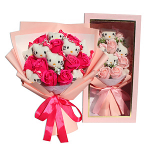 Ramo de Jabón de Rosa Artificial, <span class=keywords><strong>Regalo</strong></span> de Cumpleaños para Parejas - Product Image 6