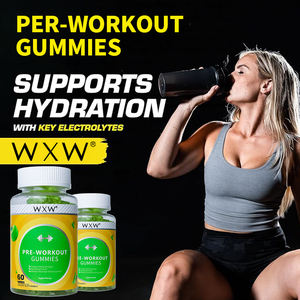 Alta calidad Pre-entrenamiento Energía Metabolismo más rápido Gummy Pre-entrenamiento Suplemento Creatina Monohidrato Gummies - Product Image 6