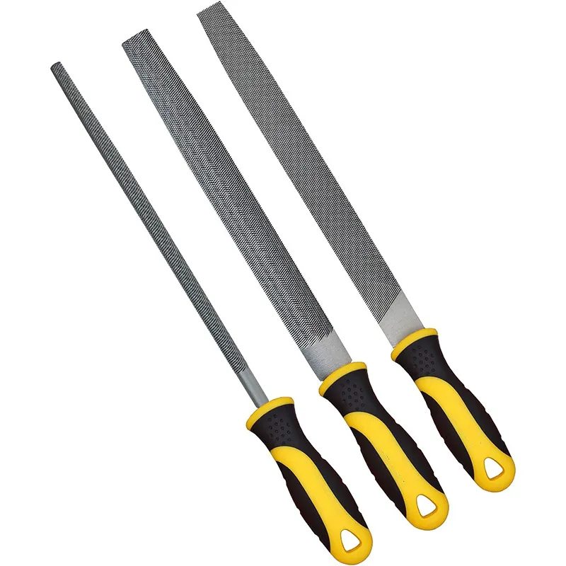 high quality High Carbon hand tools stainless metal steel 8'' hand file diamond rotary hoof rasp with plastic handle