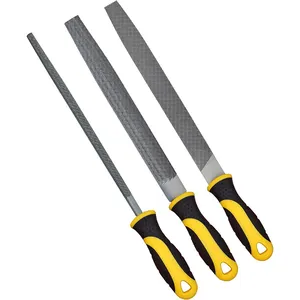 Herramientas manuales de alta calidad con alto contenido de carbono, acero inoxidable, Lima manual de 8 pulgadas, escofina de pezuña rotativa de diamante con mango de plástico - Product Image 1