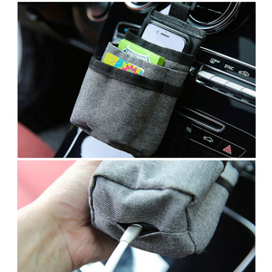 Bolsa de almacenamiento portátil para coche Bolsas de basura ecológicas para coche con percha para viajar - Product Image 6
