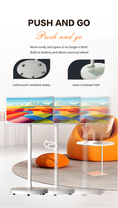 27 inch TV TV 128GB Android 13 thông minh hiển thị 8 Core <span class=keywords><strong>CPU</strong></span> và 13MP máy ảnh xách tay màn hình đứng làm theo với di chuyển TV - Product Image 6