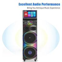 GD-1421 Altavoz para Fiestas con Pantalla Táctil - Máquina de Karaoke con Pantalla - Altavoz de Karaoke con Pantallas - Bocina con Pantalla