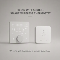 Termostato Inalámbrico Zigbee HY616RF 230V 3A para Calefacción por Suelo Radiante y Caldera