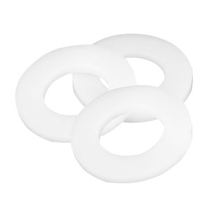 10 pièces/sac blanc Nylon mince <span class=keywords><strong>rondelle</strong></span> plate M1.4 M2 M3 M5 M6 M8 M12 plastique caoutchouc bague d'étanchéité joint de cale - Product Image 4