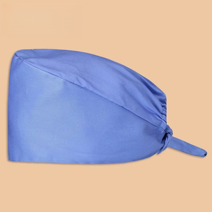 Gorro de enfermera con estampado de algodón puro a rayas para mujer, gorro de trabajo quirúrgico para hombres, envoltura de cabeza de quimioterapia posparto para Dental Oral - Product Image 3