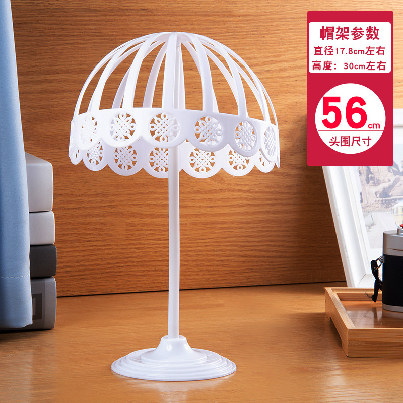Post-style [hat circumference 56cm, height 30cm] White