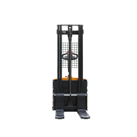Gerbeur électrique 2 tonnes avec plateforme, levage 3000 mm, batterie plomb-acide, déplaceur latéral hydraulique |   Gerbeur de palettes certifié CE RELILIFT