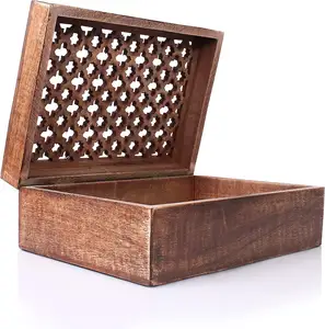 Dekorative Aufbewahrung boxen aus Holz, die als Aufbewahrung schachtel für Schmuck verwendet werden