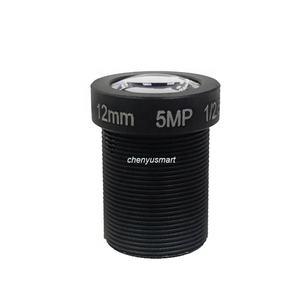 1/2.<span class=keywords><strong>5</strong></span> "<span class=keywords><strong>12mm</strong></span> 5MP M12 lente Cctv per telecamera Cctv MTV Mount F2.0 FOV 32 gradi 14mm diametro - Product Image 1