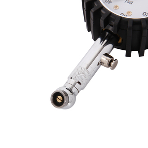 Manómetro <span class=keywords><strong>de</strong></span> presión <span class=keywords><strong>de</strong></span> neumáticos analógico <span class=keywords><strong>de</strong></span> alta resistencia, con mandril <span class=keywords><strong>de</strong></span> aire giratorio <span class=keywords><strong>de</strong></span> 360 grados - Product Image 6