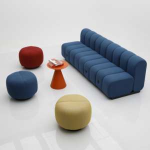 JINYU Hochwertige Kommerzielle Möbel Empfangs-Lounge Komfortable Kombination Büro-Stoffsofa - Product Image 1