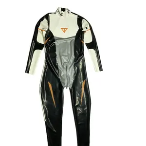 Nouveau 2023 Latex charmant Sexy course combinaisons hommes robes OEM fantaisie Spandex temps plomb Support caractéristique matériel Cosplay usine