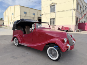 <span class=keywords><strong>Auto</strong></span> Elettrica Classica Vintage Rossa Personalizzata <span class=keywords><strong>per</strong></span> Matrimoni e Tour Turistici - Product Image 1