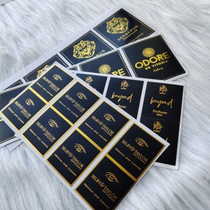 Etiquetas Adhesivas Personalizadas con Logotipo para Botellas de Perfume de Lujo, Etiquetas Impermeables con Lámina Dorada para Botellas de Belleza - Product Image 4