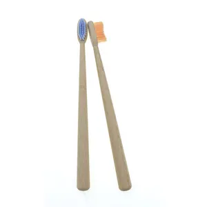 Hot Sale Private Label Custom Sustainable Portable Compostable Bamboo Toothbrush 100% Biodegradable Product