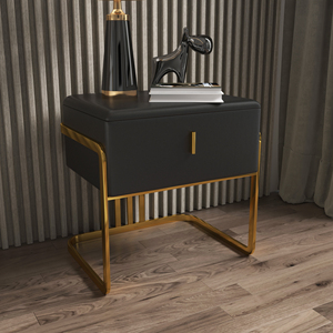 ATUNUS table de chevet de luxe moderne à un tiroir, commode nordique, table de chevet pour chambre à coucher - Product Image 2