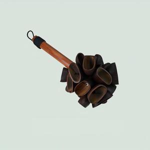 Adecuado para la meditación y el yoga, para curar el cuerpo y la mente. Instrumento que produce sonido para aliviar el estrés. Sonido de concha. De madera - Product Image 3