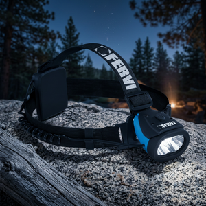 Linterna Frontal LED FERVI Casco LUCE con 10h de Autonomía y 80 Lúmenes - Product Image 2