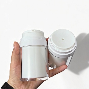 Pot à pompe sans air à large ouverture pour soins de la peau – Emballage <span class=keywords><strong>cosmétique</strong></span> <span class=keywords><strong>minimaliste</strong></span> et abordable - Product Image 5