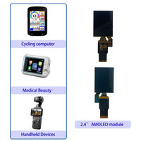 Modul Layar AMOLED 2.4" 450x600 MIPI RGB ICNA3312 IPS Full View 800nits Dapat Disesuaikan