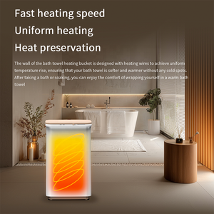 Horno para toallas con logotipo personalizado, calentador de toallas eléctrico portátil compacto para baño, spa y hotel - Product Image 2