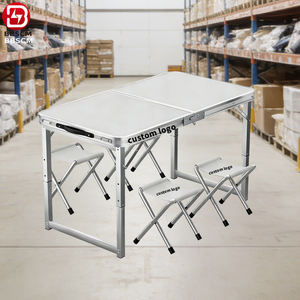 <span class=keywords><strong>Table</strong></span> de pique-nique rectangulaire <span class=keywords><strong>pliante</strong></span> blanche, moderne et populaire, pour intérieur et extérieur, idéale pour mariages, gymnases, extérieurs, salles de bain, écoles - Offre Spéciale - Product Image 1