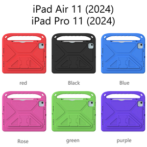 Étui antichoc en mousse EVA pour tablette pour enfants pour <span class=keywords><strong>iPad</strong></span> <span class=keywords><strong>Air</strong></span> 11 2024 <span class=keywords><strong>housse</strong></span> de béquille de poignée de pare-chocs pour <span class=keywords><strong>iPad</strong></span> Pro 11 2024 - Product Image 6
