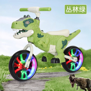 Triciclo Dinosauro per Bambini 1-6 Anni, Cavalcabile Scorrevole, Girello per Neonati, Monopattino Giocattolo a Tre o Due Ruote, Scooter Autopropulso - Product Image 5