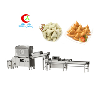 Machine à crêpes à farine entièrement automatique, machine à faire des feuilles de samosa à domicile, machine à faire des feuilles de lumpia, machine à faire des rouleaux de printemps avec chauffage au gaz