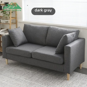 Wayon Reclining Fabric Chaise Lounge <strong>Sofa</strong> for Living Room with Removable Pillows and Wooden Legs, Light Green - Product Image 4