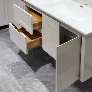 YING BAO Mobile Bagno Moderno con Armadietto Contenitore <span class=keywords><strong>a</strong></span> Parete, Mobiletto Angolare da Bagno Sospeso - Product Image 2